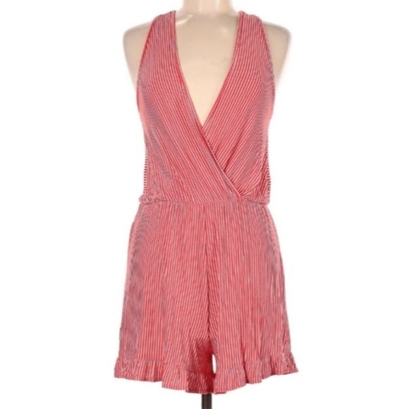 Rolla Coster Pants - Rolla Coaster Red Striped Romper